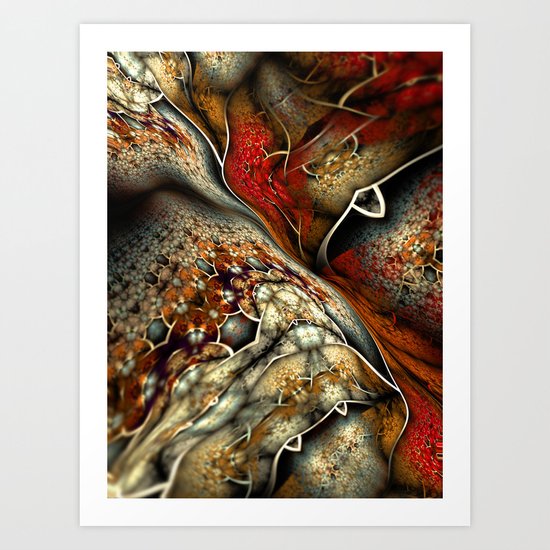 Glynnia Fractal Art Art Print