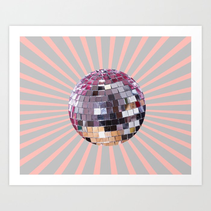 Power of party ball Art Print