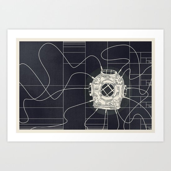 Dive Bomb / Recursive Art Print
