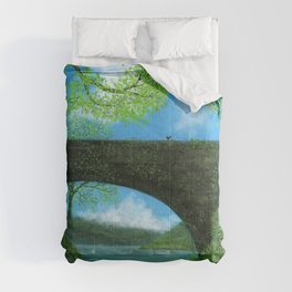 Springtime by the River Comforter
