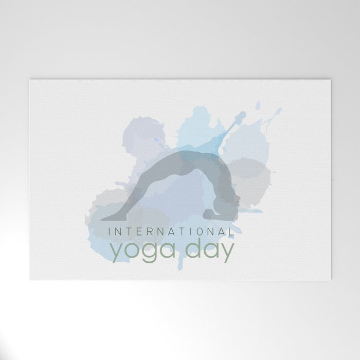 International yoga day Welcome Mat