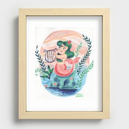 Mermaid Two Recessed Framed Print