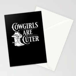 Cowgirl Boots Quotes Party Horse Stationery Card