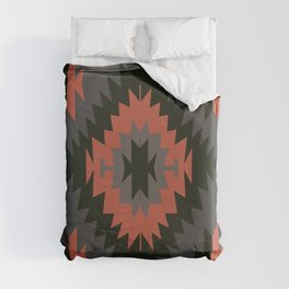 Native American Indian Tribal Geometric Pattern Duvet Cover