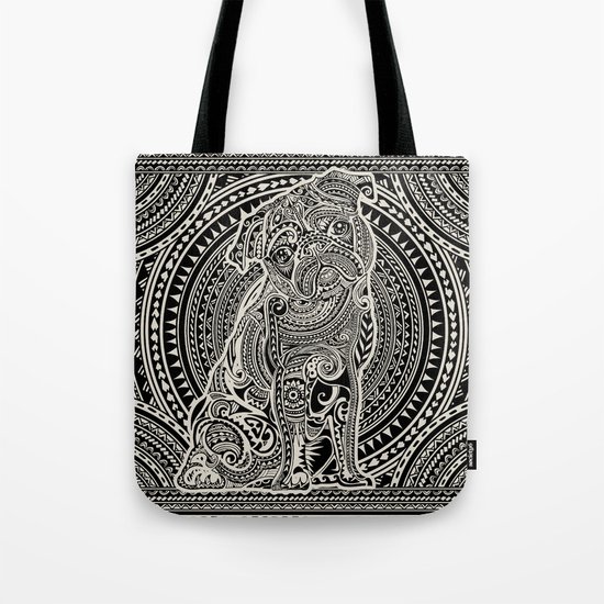 Polynesian Pug Tote Bag