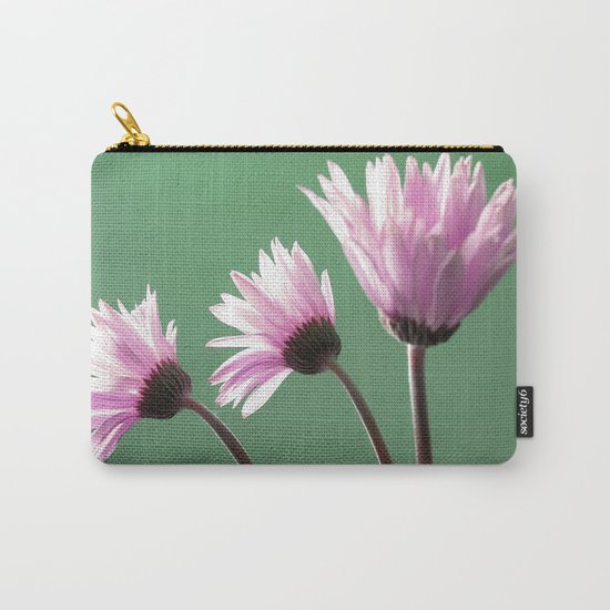 Rose Gerbera Daisy Carry-All Pouch