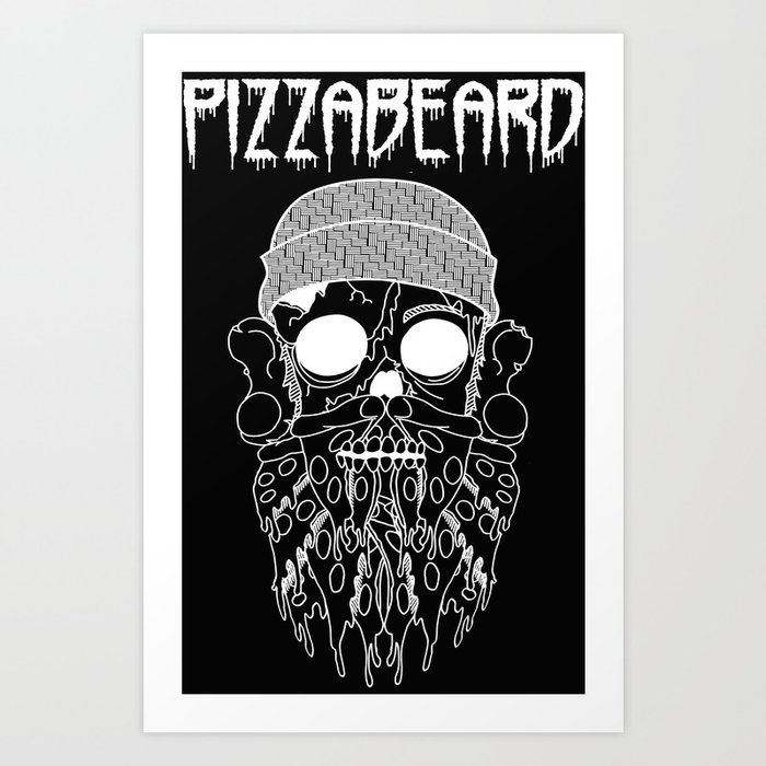 PIZZABEARD Art Print