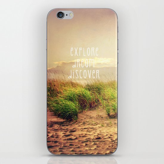 explore dream discover iPhone & iPod Skin