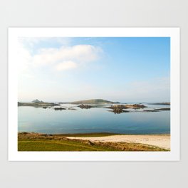 Summer in the Scillies Art Print | Digital, Color, England, Islands, Britishisles, Tresco, Islesofscilly, Cornwall, Reflections, Nature 
