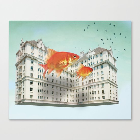 afloat Canvas Print