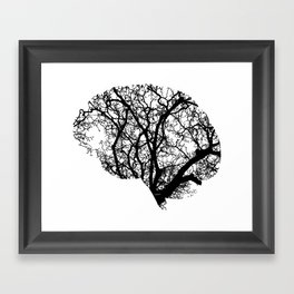 Brain Tree Framed Art Print