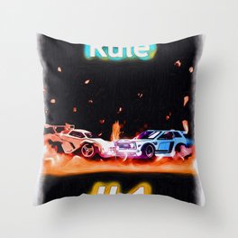 Rocket League Rule number 1 Throw Pillow