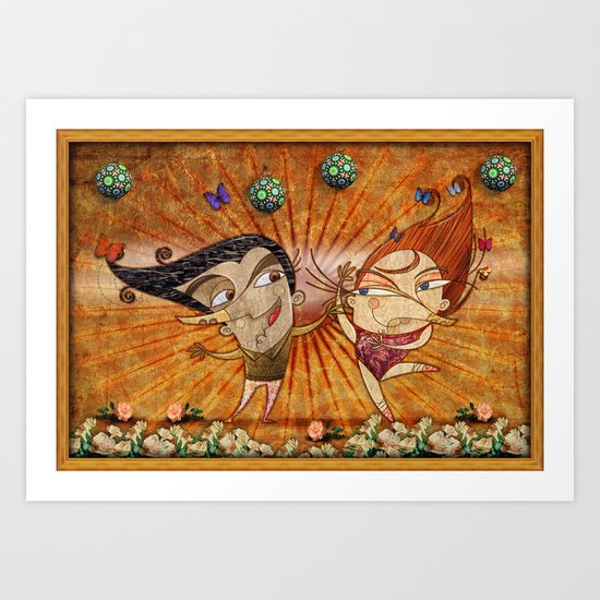Couple Art Print