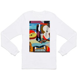 Picasso - Mandolin and Guitar (Mandoline et guitare) 1924 Artwork Long Sleeve T-shirt
