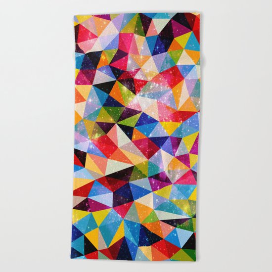 Space Shapes Beach Towel