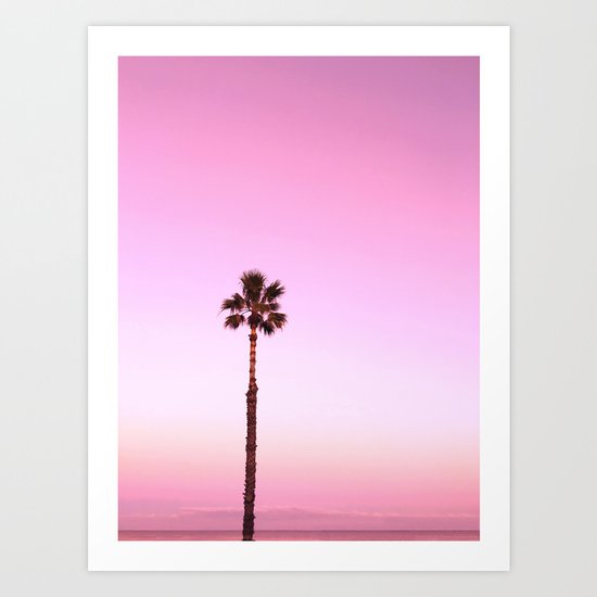 Stand out - twilight pink Art Print