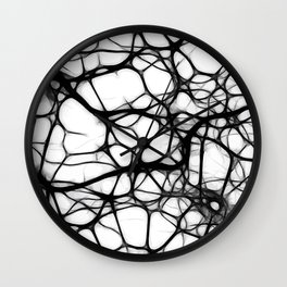 Black neurons Wall Clock