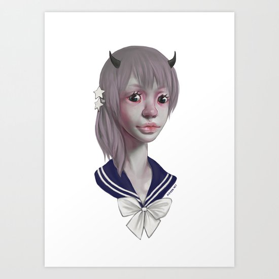 GIRLY Art Print