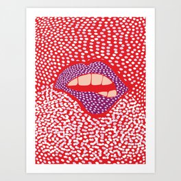 Lips Art Print