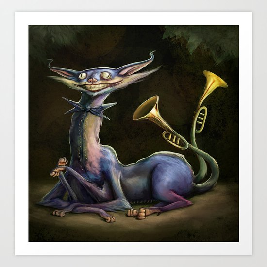 Cheshire Cat Art Print