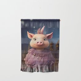 Magical Princess pig Wall Hanging