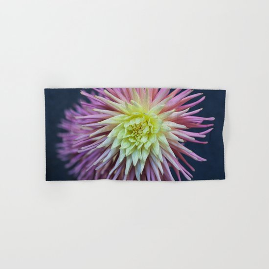 Pink and White Dahlias Hand & Bath Towel