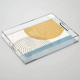 Sunny ocean Acrylic Tray