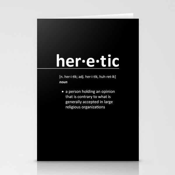 Heretic Stationery Cards