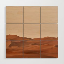 Desert Sand Wood Wall Art