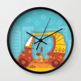 Unique Indian Vehicle - Autorickshaw Wall Clock
