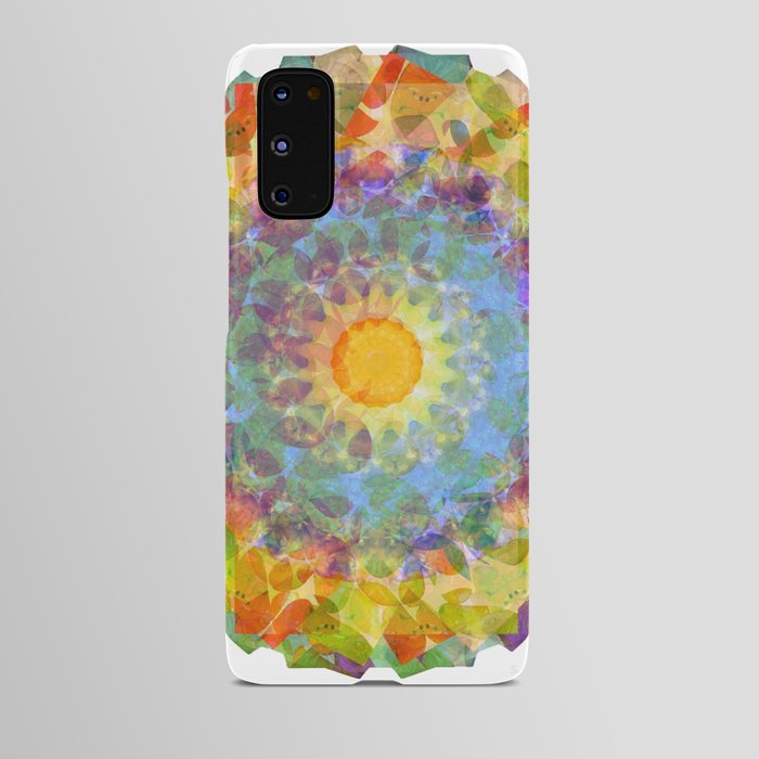 Bright Colorful Art - Sunshine Mandala Android Case