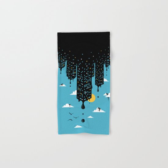 Melting Skyline Hand & Bath Towel