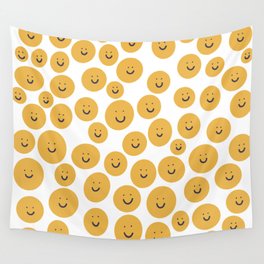 Summer Happy Baby Party - Yellow Wall Tapestry