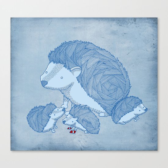 When he was young Canvas Print