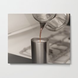 Morning Coffee Metal Print | Steam, Goodmorning, Joe, Coffee, Cupofcoffee, Perculate, Wakeup, Stovetop, Brew, Java 
