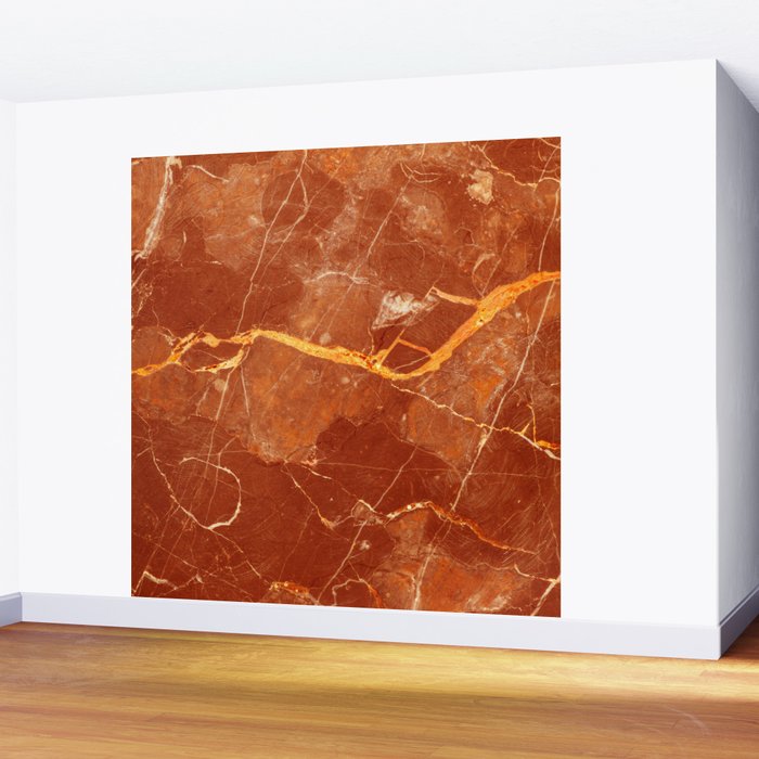 Red marble pattern Wall Mural by patternmaker | Society6
