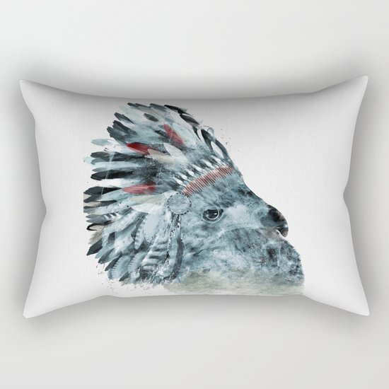 the elder hawk Rectangular Pillow