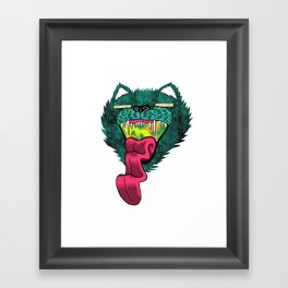Mad Cat Framed Art Print