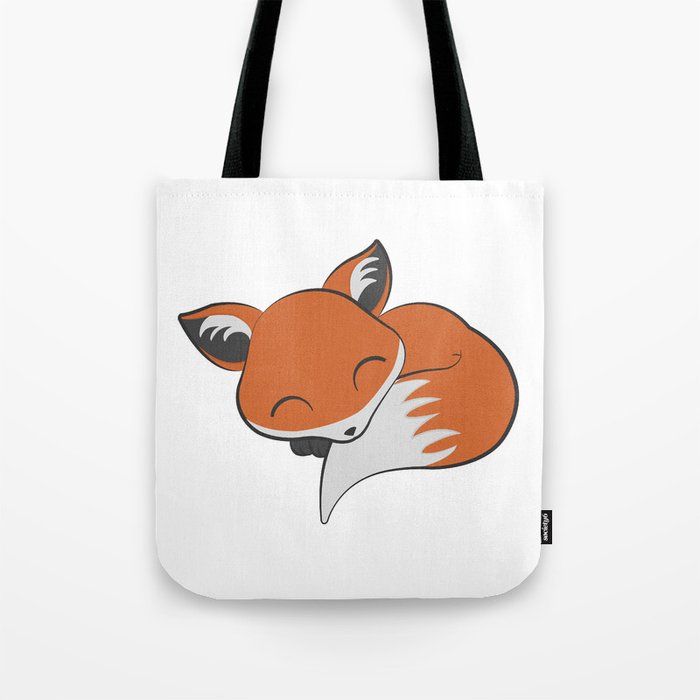 Little Red Fox Tote Bag