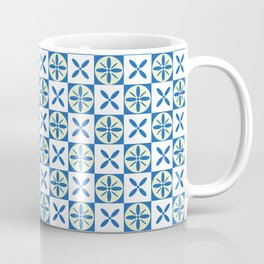  Blue and White Art Print    Mug
