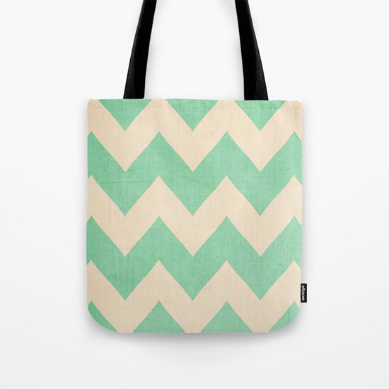 Malibu - Chevron Tote Bag