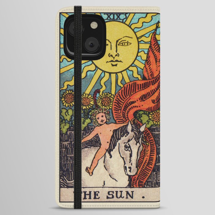Moon and Sun Tarot | Colour iPhone Wallet Case