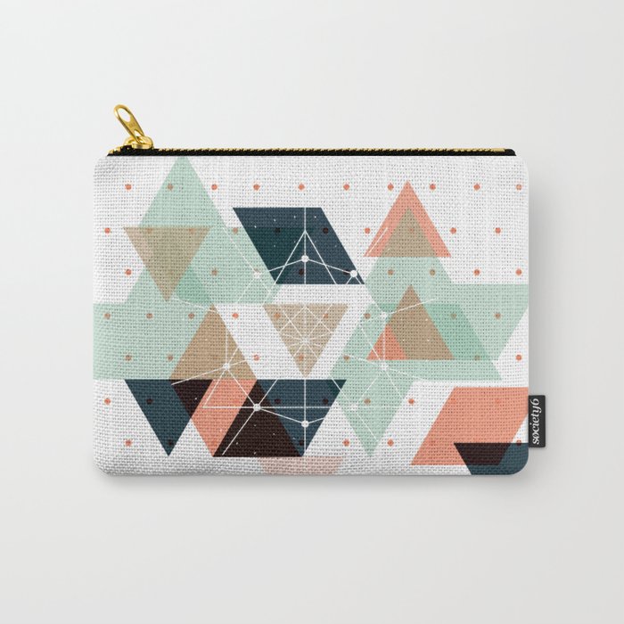 Midcentury geometric abstract nr 011 Carry-All Pouch