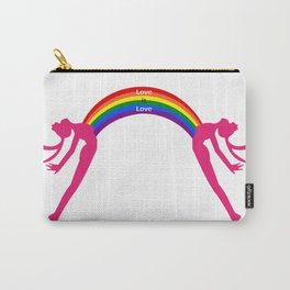 Pride - Love is Love - bisexuality - LMBTQ Carry-All Pouch