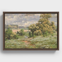 William Henry Holmes Chestnut Trees In Bloom Framed Canvas