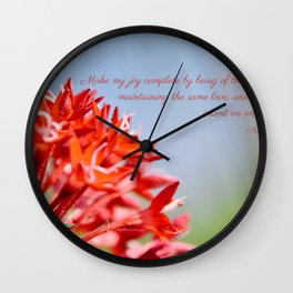 Philippians 2 2 Wall Clock