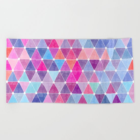 Lovely geometric Pattern Beach Towel