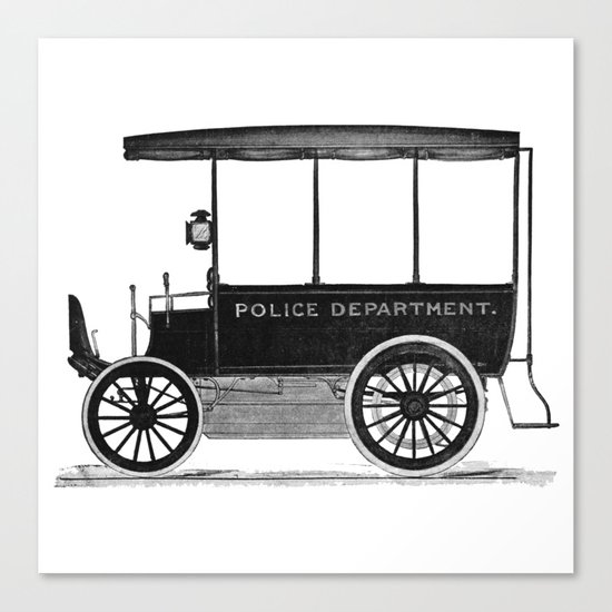 Police car Canvas Print
