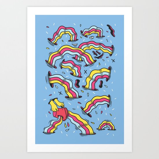Rainbows and stuffs Art Print