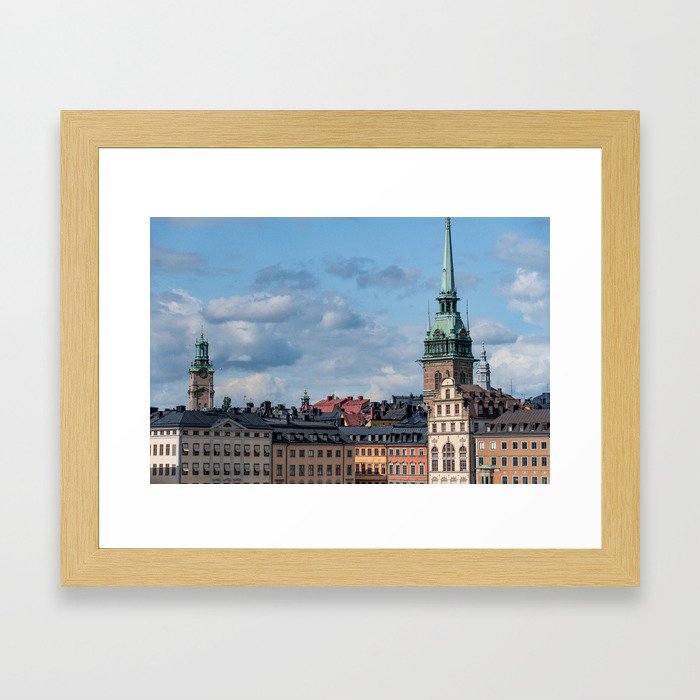 Stockholm Framed Art Print